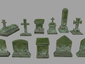 tombstone 3D 模型