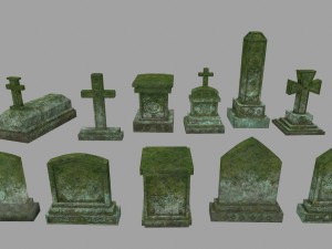 tombstone 3D 模型