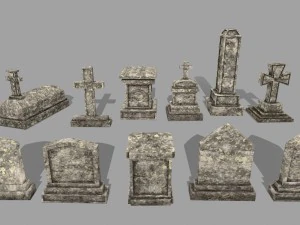 tombstone 3D Model