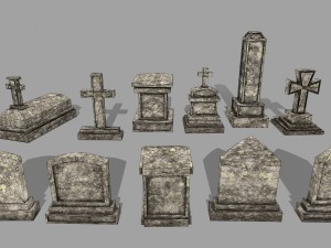 tombstone Modelo 3D