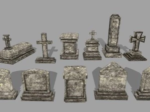tombstone 3D Model