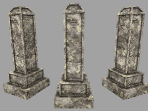 tombstone Modelo 3D