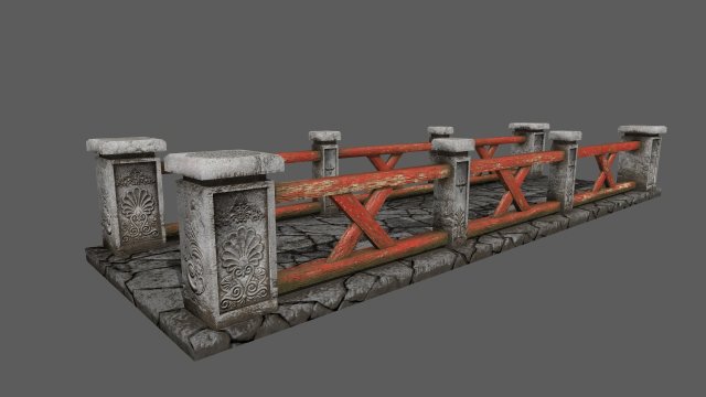 bridge 3D मॉडल .c4d .max .obj .3ds .fbx .stl .blend 