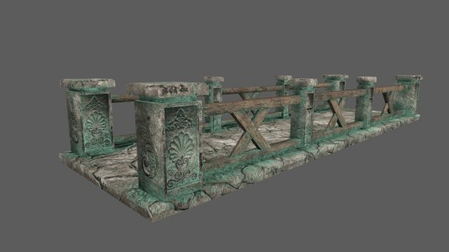 bridge Model 3D .c4d .max .obj .3ds .fbx .stl .blend 