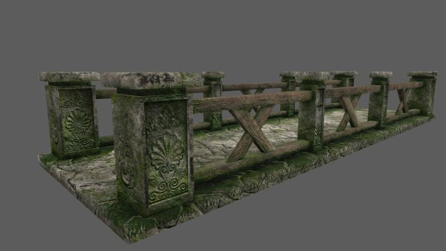 bridge Model 3D .c4d .max .obj .3ds .fbx .stl .blend 