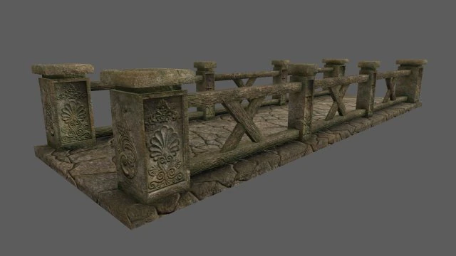 bridge 3D Model .c4d .max .obj .3ds .fbx .stl .blend
