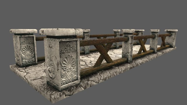 bridge 3D 모델 .c4d .max .obj .3ds .fbx .stl .blend 