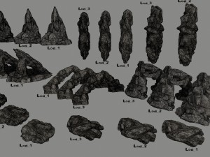 rocks 3D Model
