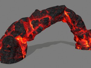 lava rocks 3D Модель