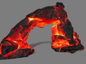 lava rocks 3D Модель