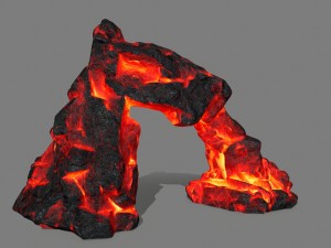 lava rocks 3D Модель