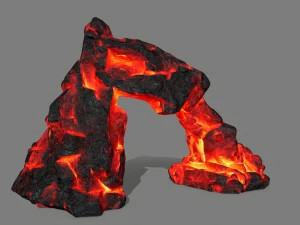 lava rocks 3D Model