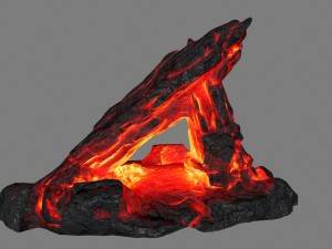 lava rocks 3D Модель