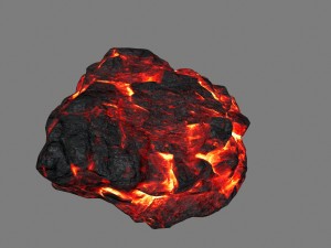 lava rocks 3D Модель