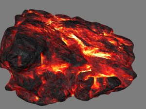lava rocks 3D Модель