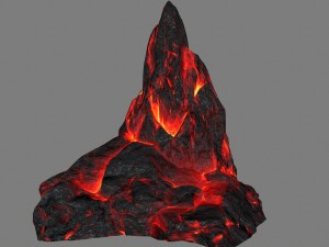 lava rocks 3D Модель