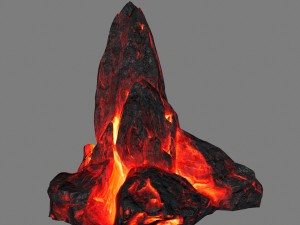 lava rocks 3D Модель