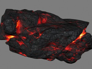 lava rocks 3D Модель