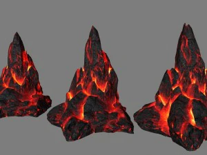 lava rocks 3D Model