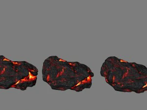 lava rocks 3D Model