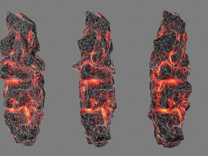 lava rocks 3D Модель