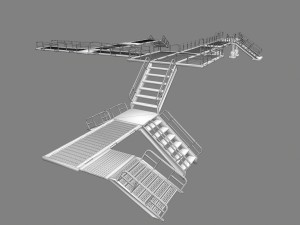 stairs Model 3D