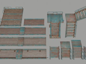 stairs 3Dモデル