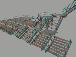 stairs 3D 모델