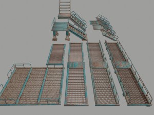 stairs 3D 모델
