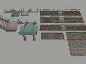 stairs 3D 모델