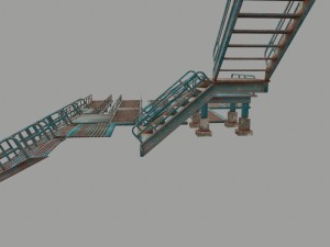 stairs 3D 모델