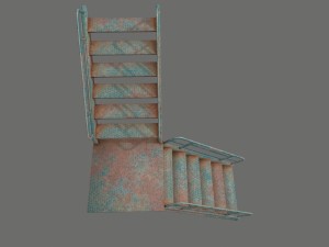 stairs 3D 모델