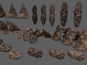 rocks 3D Model