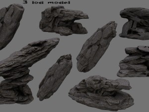 rocks 3D Модель