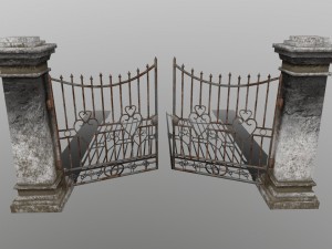 wall set 3D मॉडल