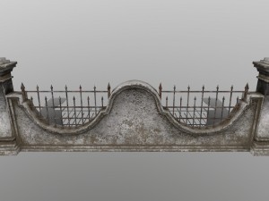 wall set 3D मॉडल