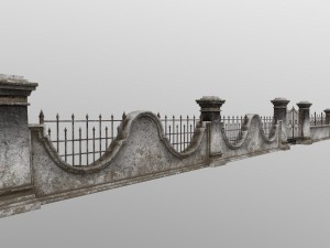 wall set 3D मॉडल