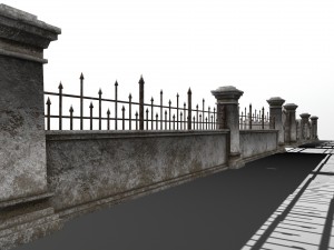 wall set 3D मॉडल