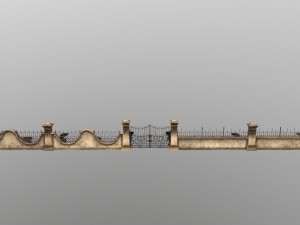 wall set Model 3D