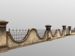 wall set Model 3D