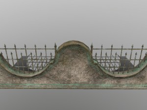 wall set 3D मॉडल