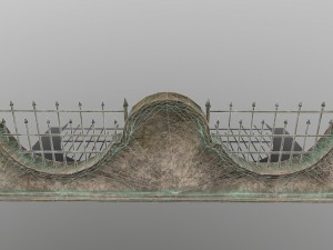 wall set 3D मॉडल