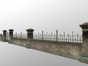 wall set 3D मॉडल