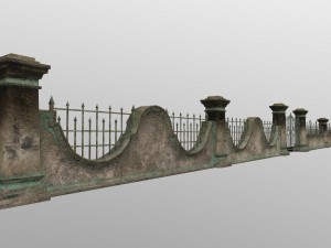 wall set 3D मॉडल