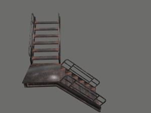 stairs 3D 모델