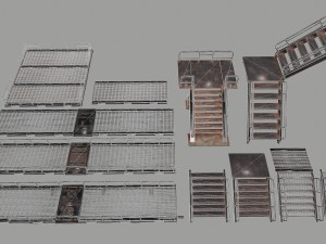 stairs 3D 모델