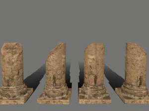 pillar set 3D Model