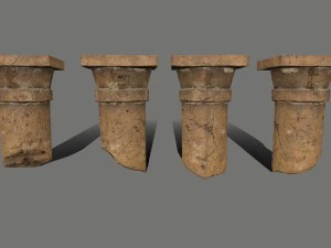 pillar set 3D Model