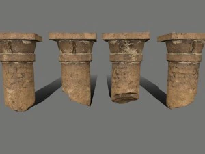 pillar set 3D Model