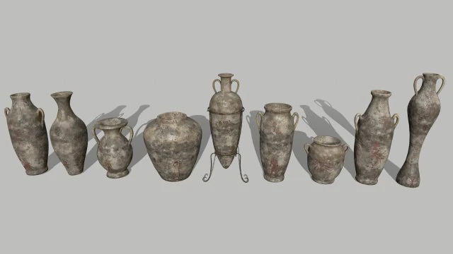vase 3D Model .c4d .max .obj .3ds .fbx .stl .blend 